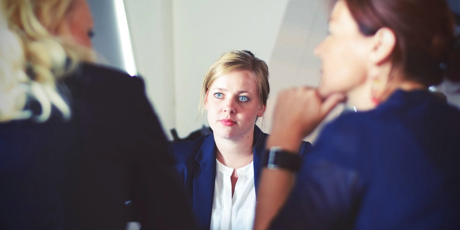 Employee in a disciplinary meeting