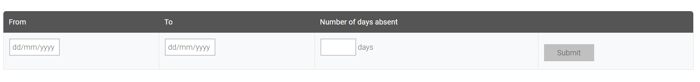 Report sickness absence on myhrtoolkit