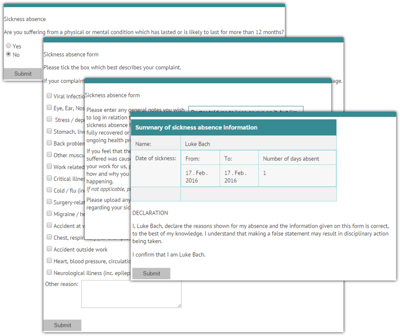 Absence questionnaire