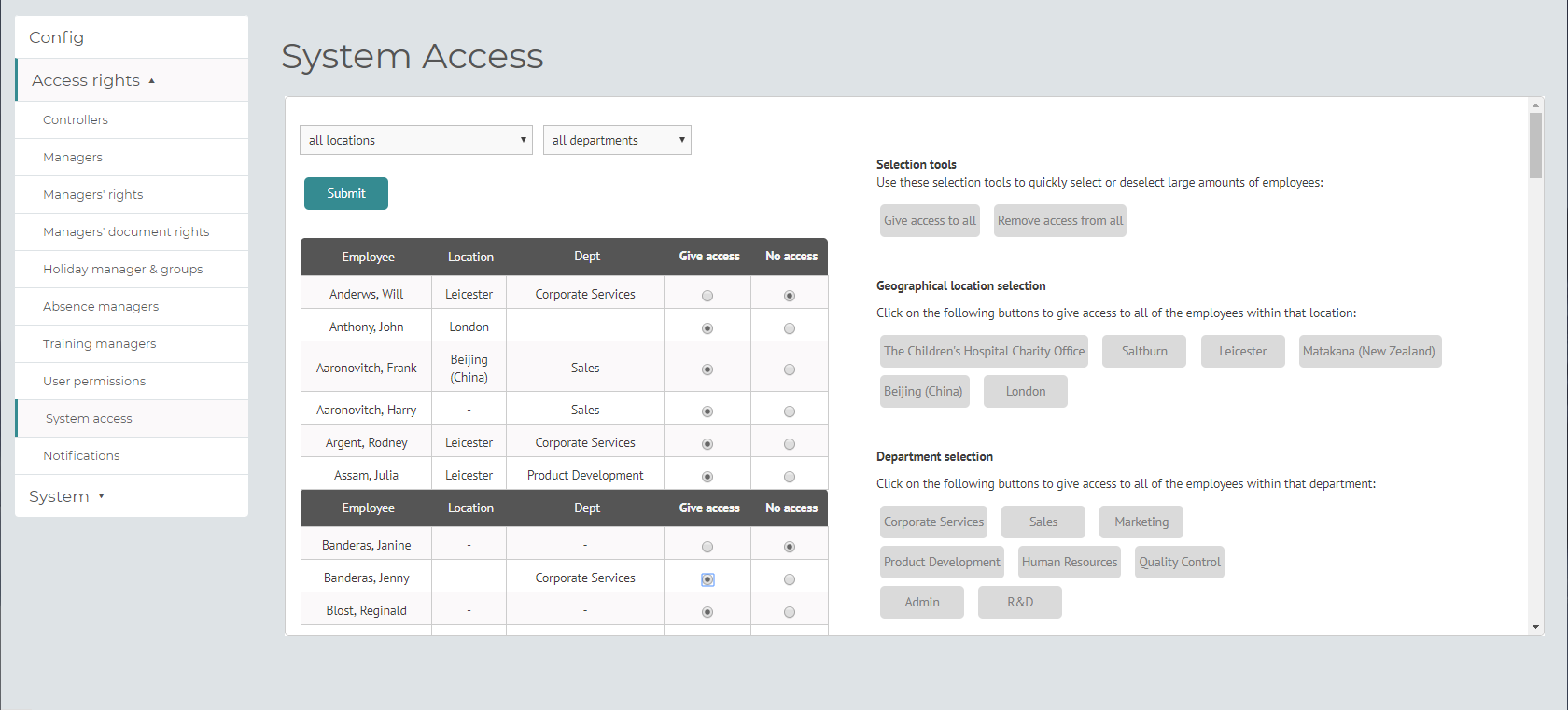 myhrtoolkit config HR system access