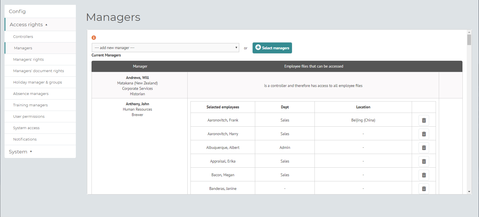 myhrtoolkit config access rights managers